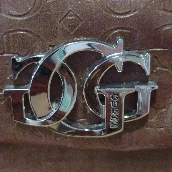 Guess small brown‎ satchel - Picture 2 of 9